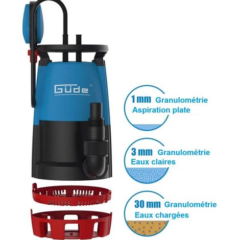 Pompe combinée 3 en 1 GS 751 - eaux chargées et eaux claires