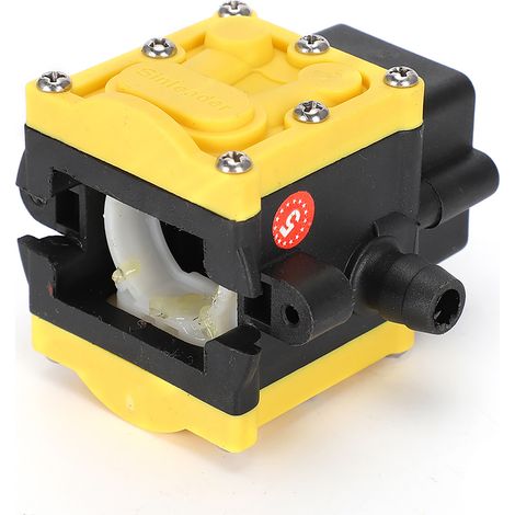 12V Membran-Druckpumpe Landwirtschaft Garten Elektrische Sprühpumpe Wasserpumpenzubehör Typ D Rückflussverhinderer Langlebiger Doppel-Schlauchanschluss ohne Unterbrechung (1/4)