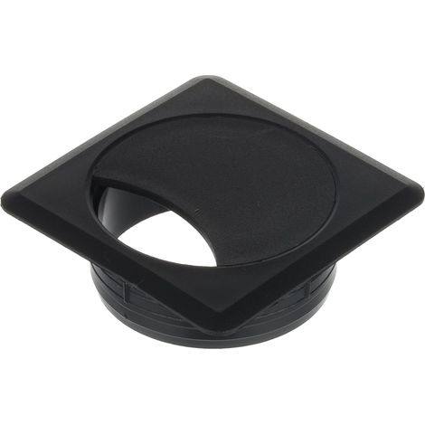 Pasacables para cables cuadrado 60 mm negro de plástico H20 Riex EK64 (1/2)