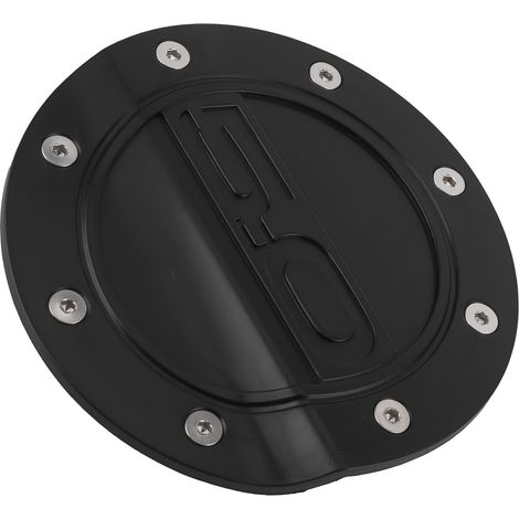 Couvercle de trappe à carburant noir pour réservoir d'essence, compatible avec tous les modèles Ford Mustang 2015-2021 (1/5)