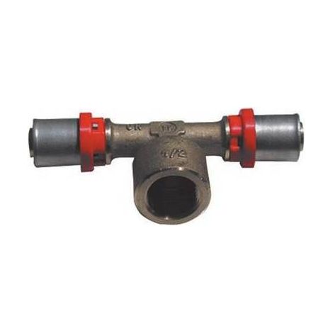 RACCORDO PRESS A T FEMMINA 1/2 x 20 -CONF FAIDF