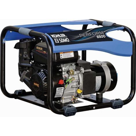 Sdmo – Groupe électrogène 6500W – Moteur KOHLER refroidi par air – Démarrage facile été/hiver – AVR pour protection électronique