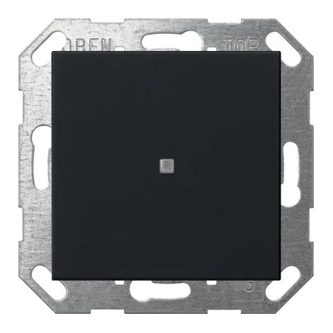 Gira Pulsador Balancín 1f OneKNX System 55 Negro m [5171005], 5171 005
