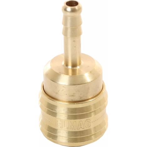 Elmag 42316 Messing Kupplung mit Schlauchtülle 6 mm (1/3)