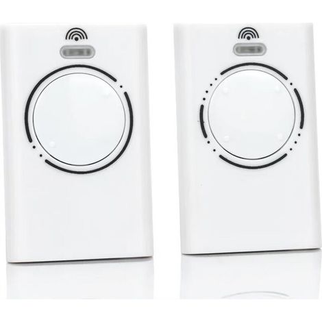 Pieces 868MHz Garage Door Transmitter Remote Control, 2 Channel Gate Remote Control Compatible with XT4 868 SLH LR, XT4 868 SLH, XT2 868 SLH LR, XT2 868 SLH (White)