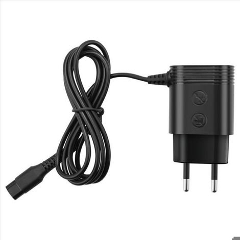 Adaptateur Secteur - Chargeur A00390 - Pour Rasoir Philips Norelco - Prise Européenne - 4,3 V 70 mA - Noir (1/5)