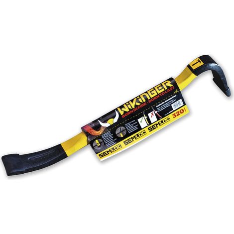 Semloc W950 Wikinger Nageleisen Brecheisen (guter Grip) oval 320 mm Stahl