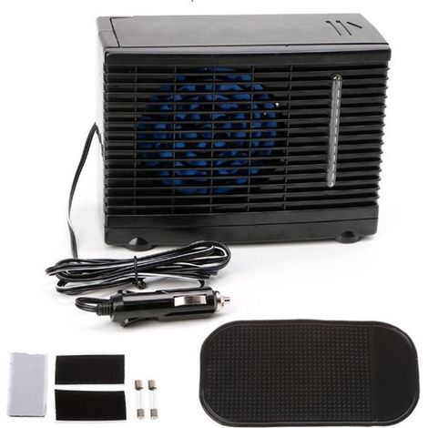 Aire acondicionado portátil para coche, 12V, ventilador portátil para coche, silencioso, mini ventilador para coche, ventana, aire, ventilador