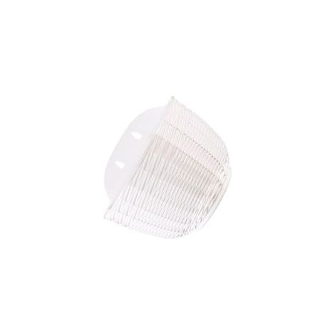 Wandblumentopf für den Garten, halbrundes Design, Rattanoptik – Hängetopf für Zimmer- und Gartenpflanzen – Crezuo