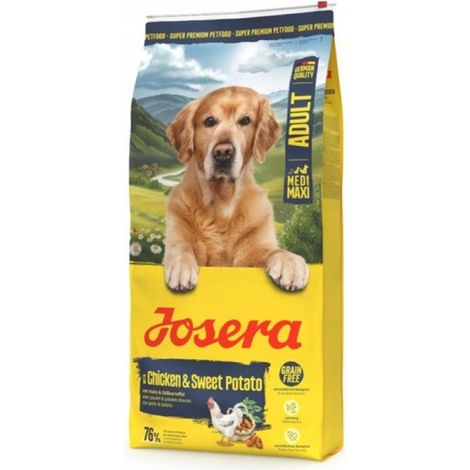 Josera Poulet et patates douces pour adultes, 12,5 kg