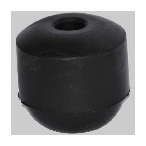SFERA IN GOMMA NERA ANTICALCARE - Ø est. mm 58 H 59 mm