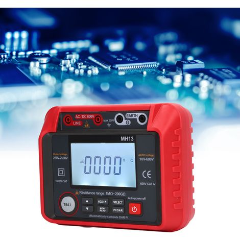 Mégohmmètre électronique numérique haute tension ANENG MH13 (1/5)
