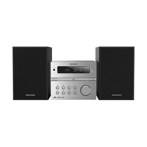 Grundig CMS 4200 - Microchaîne hi-fi, argent et noir (1/4)
