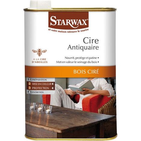Cire antiquaire liquide - chêne clair - 500 mL (1/2)