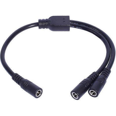 DC5521 Verlängerungskabel (Buchse auf 2 Buchsen) für elektronische Geräte