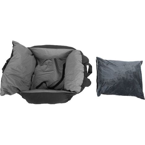 BelleRise - Niche chien déhoussable – PP coton lavable – Voiture & maison (1/5)