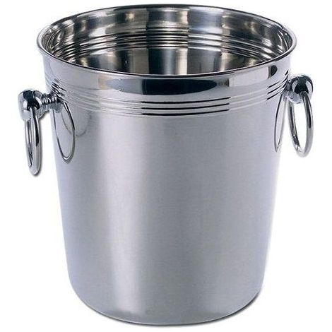 Secchiello per Spumante in acciaio inox cm 20x21