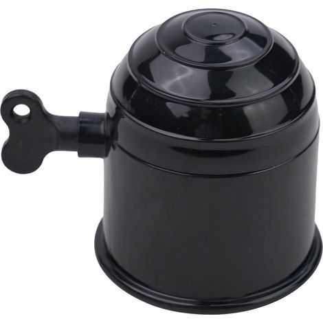 Tappo per gancio di traino per auto, 50 mm, protezione affidabile per il tuo gancio di traino (nero)