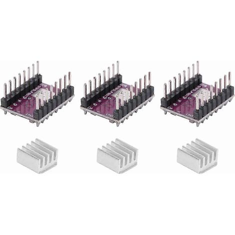 Set mit 3 DRV8825 Schrittmotortreibermodulen, 4-lagiger Leiterplatte, 3D-Druckerzubehör für StepStick (1/2)