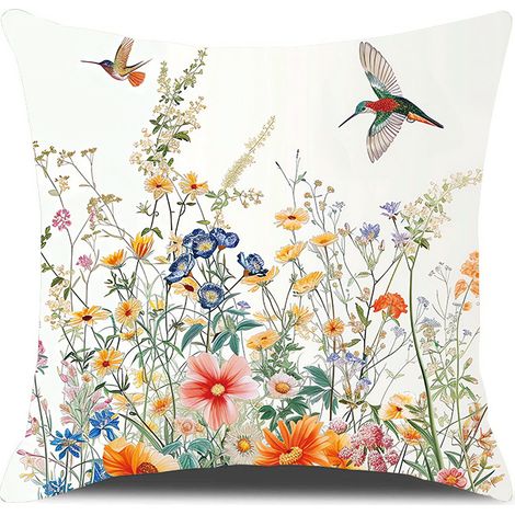 Sofa cushion cover sample room living room pillow headboard cushion lumbar pillow cover short plush soft home furnishings removable and washable -- Style 4 -- 4545
