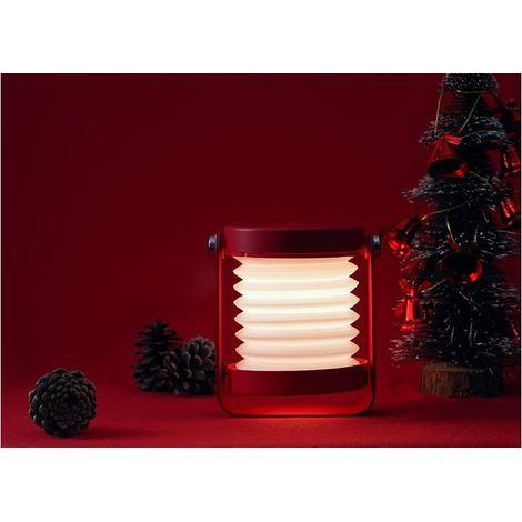 Lanterne LED rechargeable, lampe multifonctionnelle portable à intensité variable de 1200 mAh pour chambre, salon et extérieur (1/5)