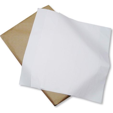 Weißes Geschenkpapier aus Zeitungspapier, 30 x 40 cm