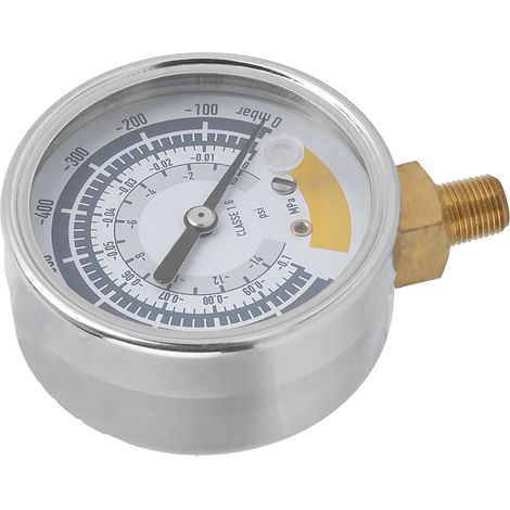 Druckmessgerät, präzises Luftmanometer für Vakuumpumpen, 0–14 psi, NPT 1/8-Zoll-Anschluss (1/5)