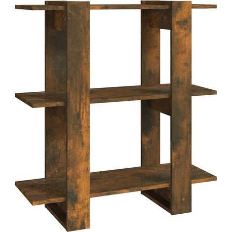 Maison Exclusive - Estantería/divisor de espacios color roble ahu (1/5)