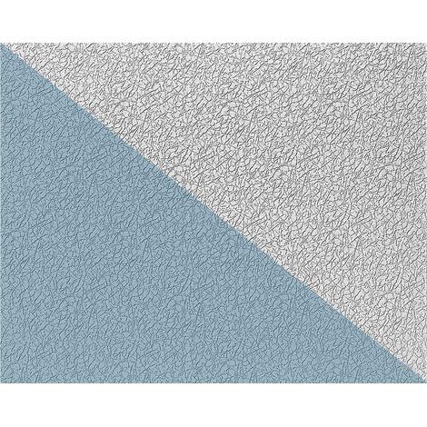 EDEM 80306BR70 1 Kart 4 Rollen XXL form-stabile dicke Vlies-Tapete crash-putz-optik weiß 106 qm (1/5)