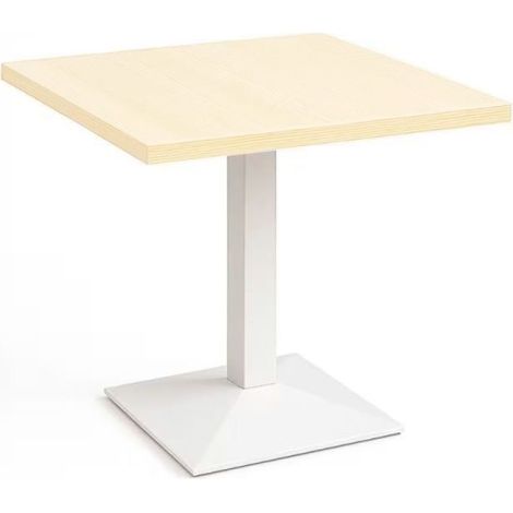 Mesas Auxiliares - Mesa Kuat White 60 cm - Madera clara (1/5)