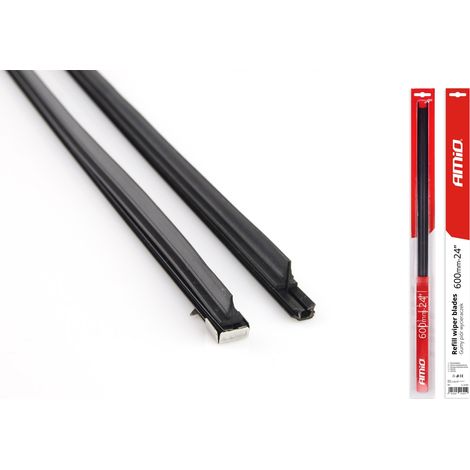 Gomas para limpiaparabrisas de 60 cm (24") - 2 unidades. amio-01342