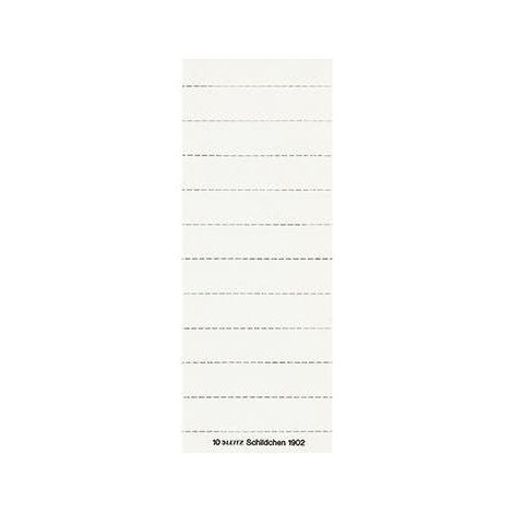 Beschriftungsschild ALPHA 60 x 14 mm (B x H) Karton wei 100 St./Pack. (1/3)