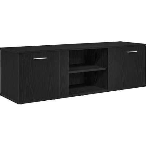 Maison Exclusive - TV-Schrank Schwarze Eiche 120x34x37 cm Holzwer