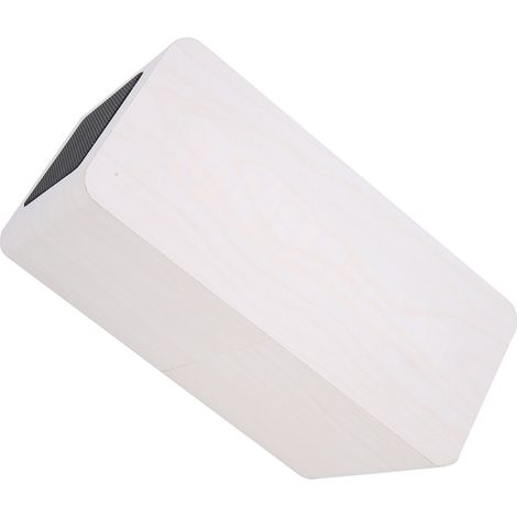 Réveil Bluetooth en Bois avec Éclairage LED et Haut-parleur Portable - Batterie 2000mAh (1/5)