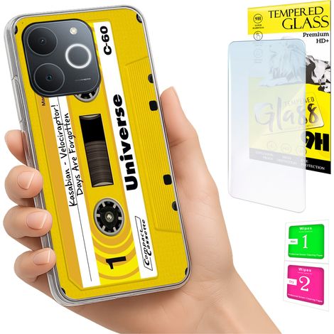Schutzhülle für Realme Note 70T: Foto-Schutzhülle + 9H-Glas (1/5)