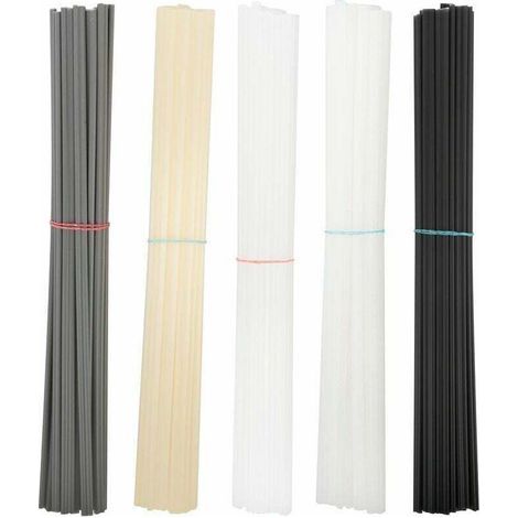 100 bacchette per saldatura in plastica ABS/PP/PVC/PE per paraurti auto, pistola per saldatura plastica/pistola ad aria calda (1/4)