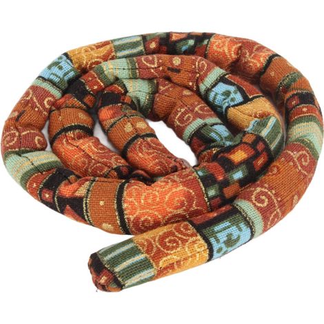 Goma elástica amarilla en espiral de estilo étnico para rastas, goma elástica de alambre para coletas para cabello largo y rizado.