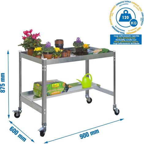 Simon Rack Simon Rack Tisch grau verzinkt 90x60cm