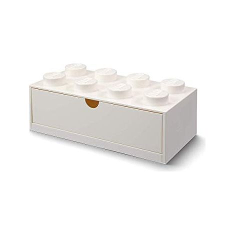 Boîte de rangement Lego 40211735, 8 briques blanches, pour jouets et briques, cadeau