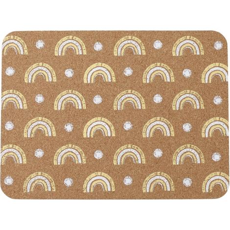 Sets de 4 individuales Creative Tops ctpmckrbowpk corcho antimicrobiano