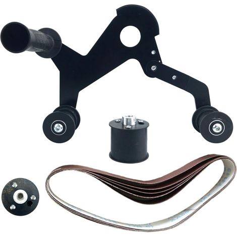 Ponceuse Bande Portable Poign e pour Tubes Ronds Meulage et (1/5)
