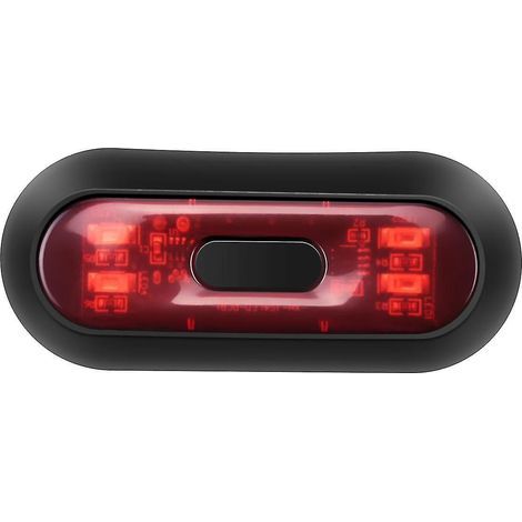 LED-Helmlicht, wiederaufladbares Bremslicht für Motorradhelme, rotes Rücklicht für Fahrräder. (1/5)