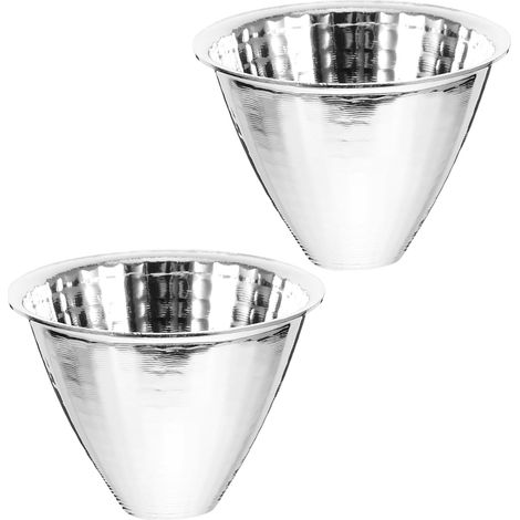 Juego de 2 reflectores para linterna, accesorio para proyector para iluminación interior y exterior, pantalla de repuesto para lámpara. (1/5)