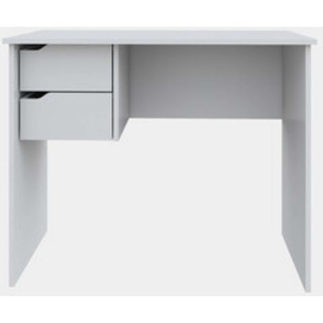 SCRITTOIO 2 CASSETTI 90X50X73 CM BIANCO - 1 pezzo