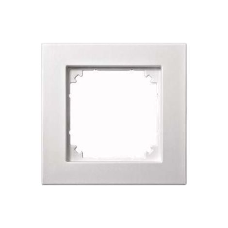 486119 PLAQUES DE FINITION M-PLAN, 1 POSTE, BLANC MAT