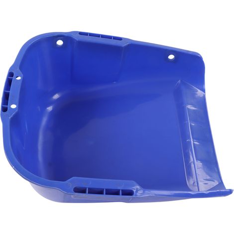 Pelle à poussière robuste en plastique, grande capacité, double poignée, résistante à l'usure, pour le séchage des grains, bleue (1/5)