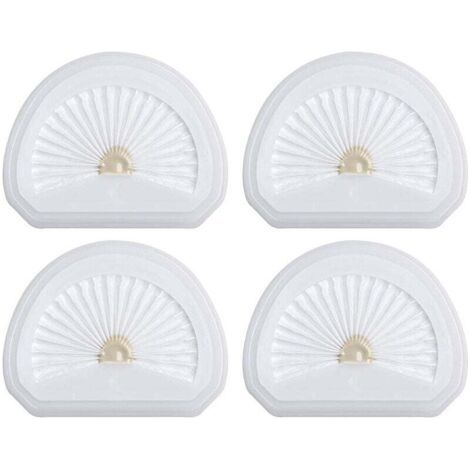 4er-Packung Handstaubsaugerfilter, kompatibel mit Black & Decker VLPF10 und Dustbuster HLVA315J HLVA320J00 N575266 Ersatzfilter, ersetzt Teil N600601