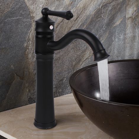 Retro 360° Küchenarmatur Bad Waschbecken Wasserhahn Mischbatterie Vintage-Stil (1/5)