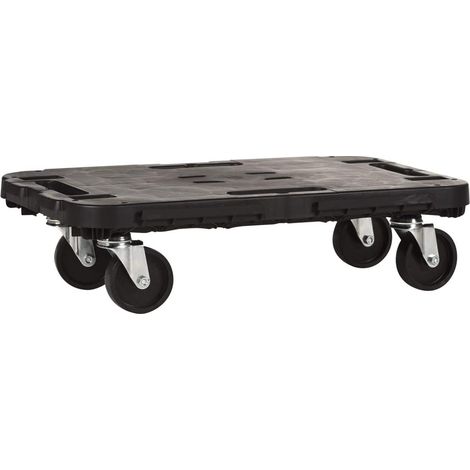 Pedana carrellino con ruote nera 48x29x4 cmARTPLAST DOLLY L4829N - portata 300 kg