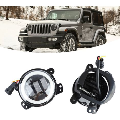 (Exklusiv in Mexiko erhältlich) Set mit 2 10-cm-LED-Nebelscheinwerfern für Jeep Wrangler – Klassische Nebelscheinwerfer (1/5)